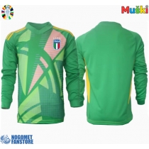 Italija Golmanski Gostujuci Dres EP 2024 Dugi Rukav